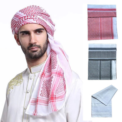 Muslim Shemagh Scarf Traditional Islamic Accessories Headscarf