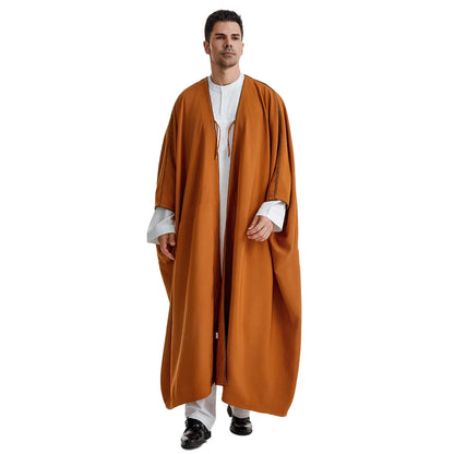 Middle East Mens Robe Muslim Dress Kimono Dishdasha Clothing Islamic  Jubba Thobe