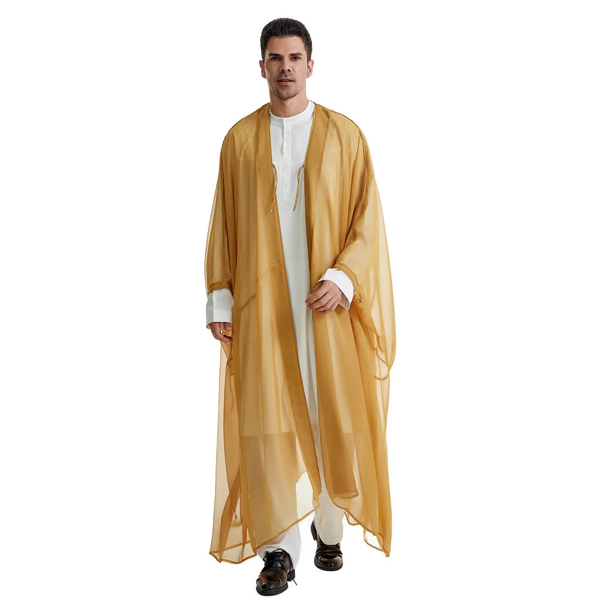 Middle East Mens Robe Muslim Dress Kimono Dishdasha Clothing Islamic  Jubba Thobe