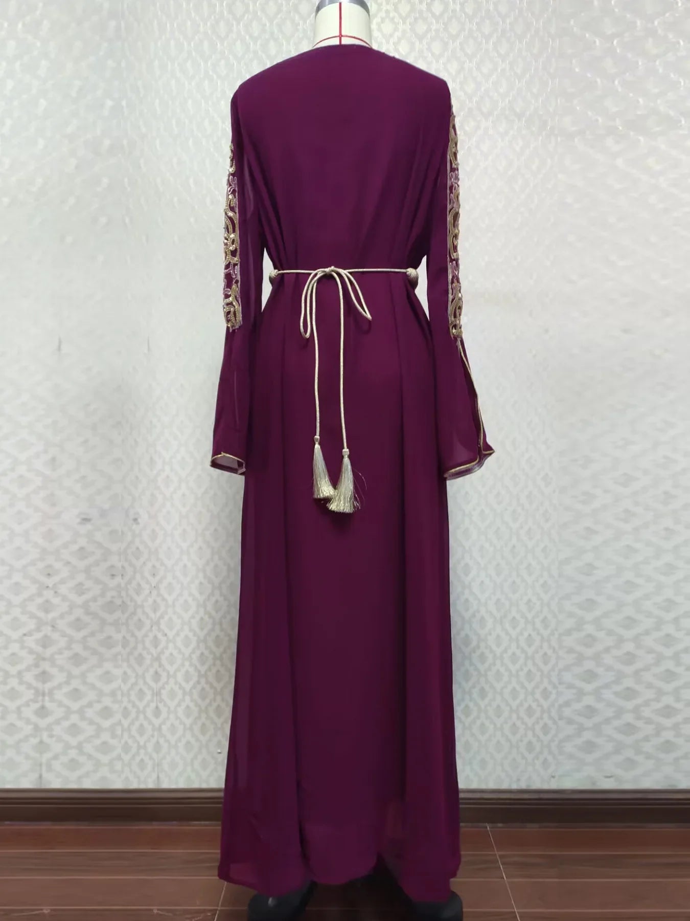 Eid Muslim Party Dress for Women Long Robe