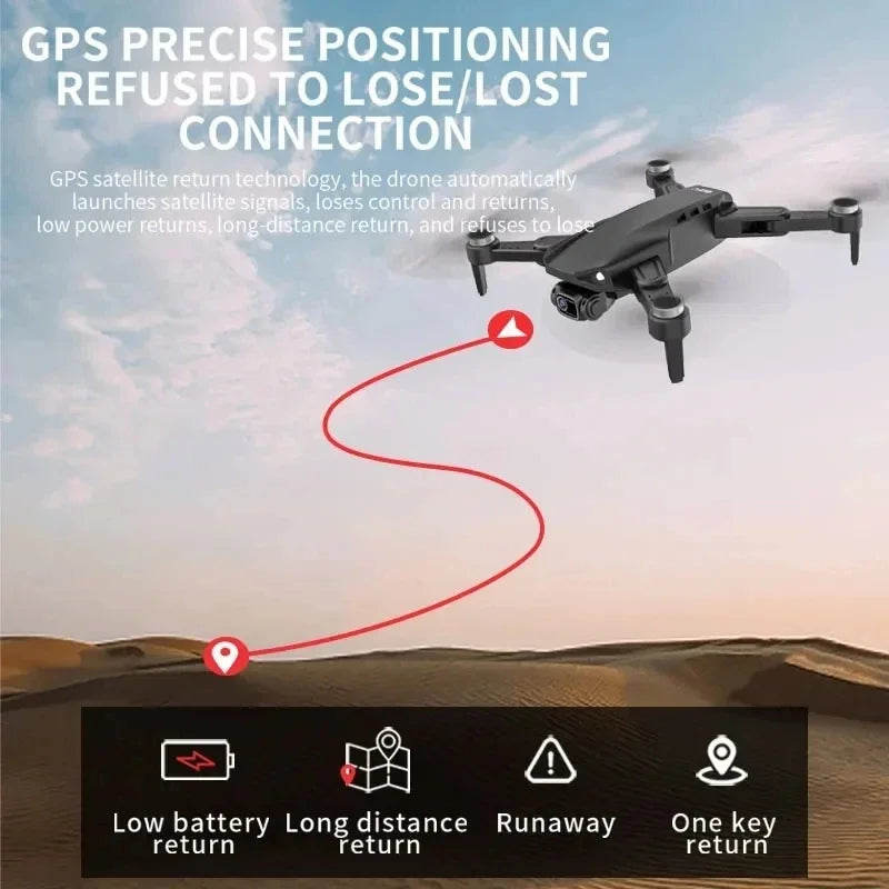 L900 Pro SE Drone 8K HD Camera FPV Foldable Profesional Aerial GPS WIFI Photography Mini RC Quadcopter Helicopter Airplane Toys