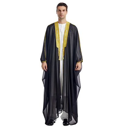 Middle East Mens Robe Muslim Dress Kimono Dishdasha Clothing Islamic  Jubba Thobe