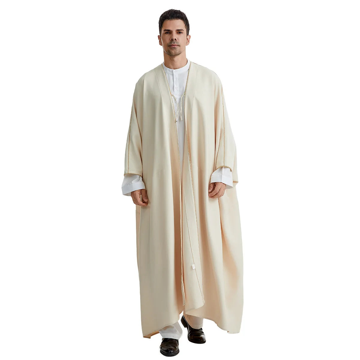 Middle East Mens Robe Muslim Dress Kimono Dishdasha Clothing Islamic  Jubba Thobe