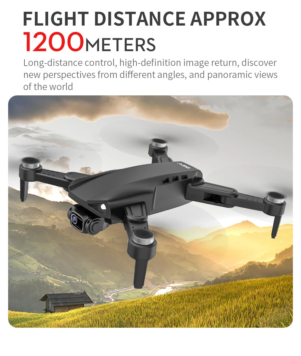 L900 Pro SE Drone 8K HD Camera FPV Foldable Profesional Aerial GPS WIFI Photography Mini RC Quadcopter Helicopter Airplane Toys