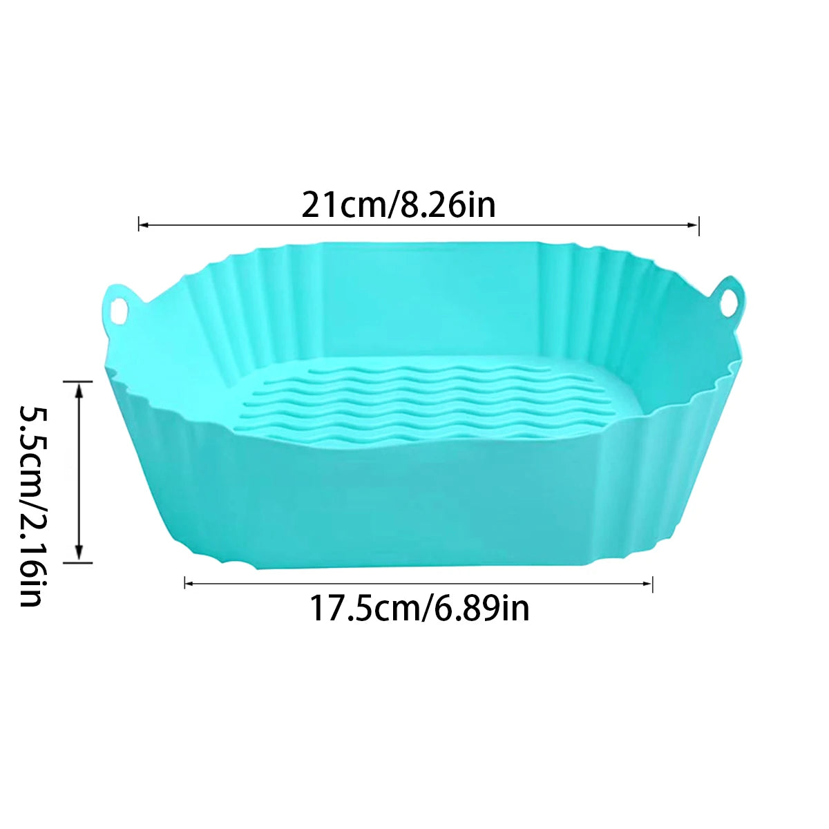 Air Fryer Silicone Liners Pot,Airfryer Basket Cooking Gadgets ,Reusable Baking Tray Non-stick Pizza Pan Oven Kitchen Accessories