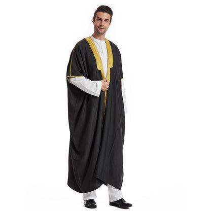 Middle East Mens Robe Muslim Dress Kimono Dishdasha Clothing Islamic  Jubba Thobe