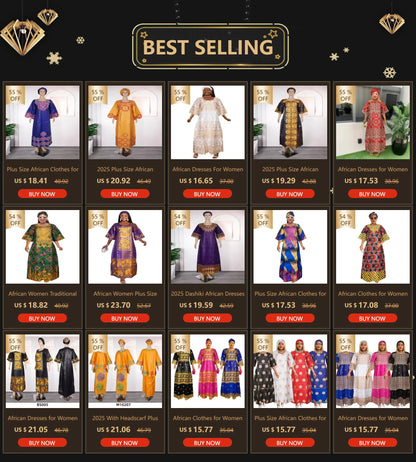 Women Luxury 2025 Chiffon Boubou Muslim Fashion Dress