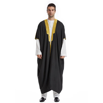 Middle East Mens Robe Muslim Dress Kimono Dishdasha Clothing Islamic  Jubba Thobe