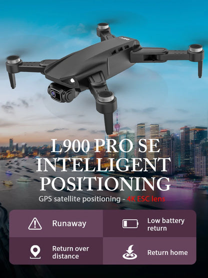 L900 Pro SE Drone 8K HD Camera FPV Foldable Profesional Aerial GPS WIFI Photography Mini RC Quadcopter Helicopter Airplane Toys