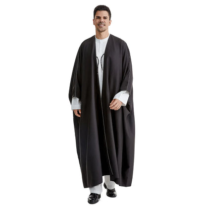 Middle East Mens Robe Muslim Dress Kimono Dishdasha Clothing Islamic  Jubba Thobe