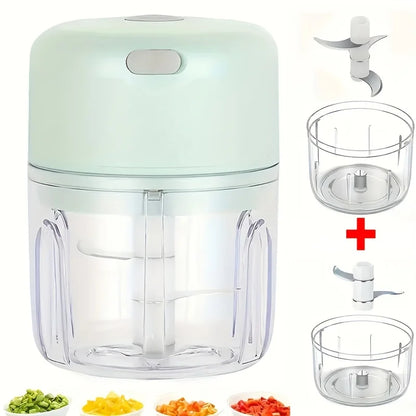 Electric Kitchen Food Chopper Mini Garlic Masher Crusher USB Portable Meat Grinder Vegetable Chopper For Kitchen Gadgets