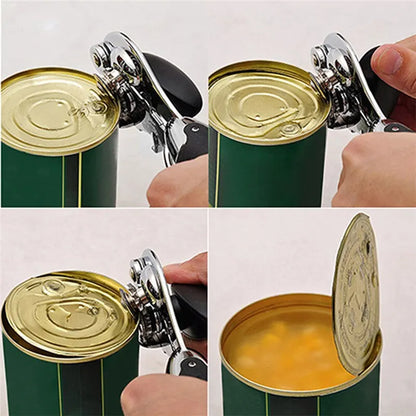 Stainless Steel Multifunctional Professional Can Manual Can Opener Craft Beer Grip Can Opener Bottle Opener Kitchen Gadgets