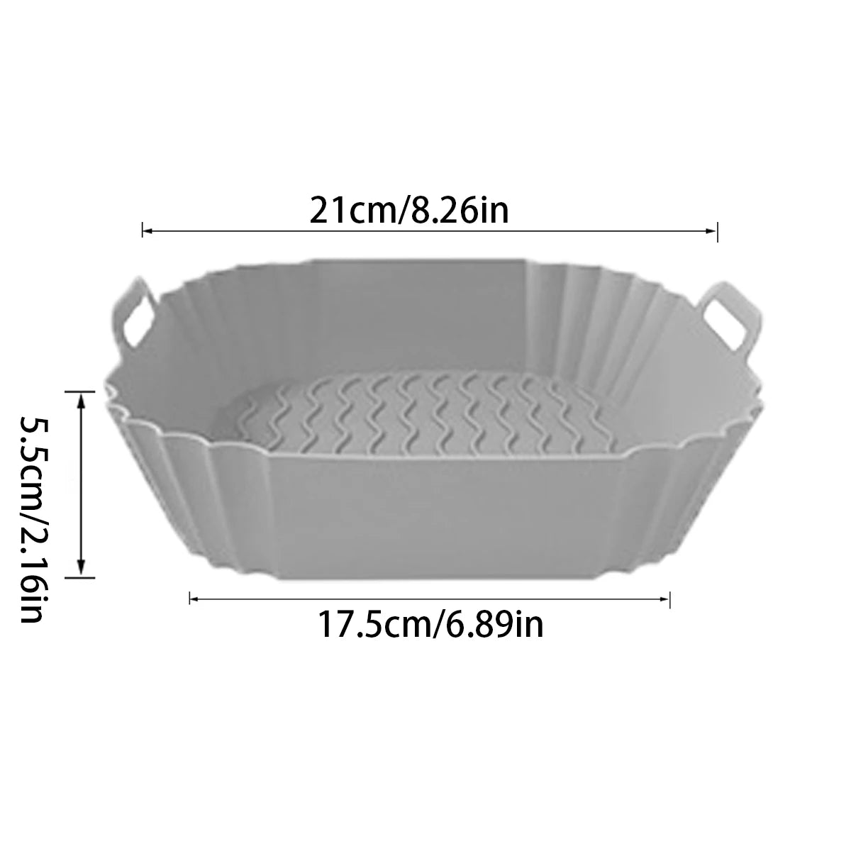 Air Fryer Silicone Liners Pot,Airfryer Basket Cooking Gadgets ,Reusable Baking Tray Non-stick Pizza Pan Oven Kitchen Accessories