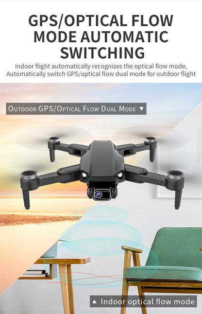 L900 Pro SE Drone 8K HD Camera FPV Foldable Profesional Aerial GPS WIFI Photography Mini RC Quadcopter Helicopter Airplane Toys